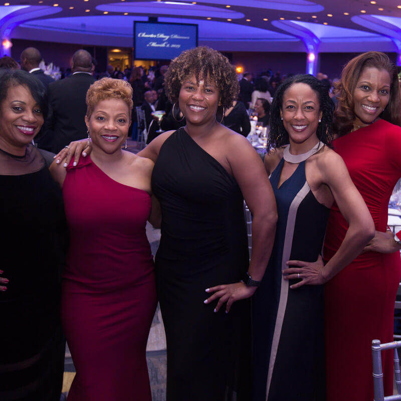 Group of women at Charter Day dinner