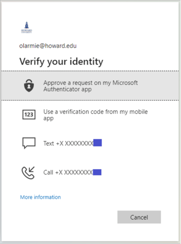 Microsoft two-step verification