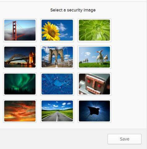 Password security images