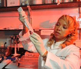 Scientist in a lab