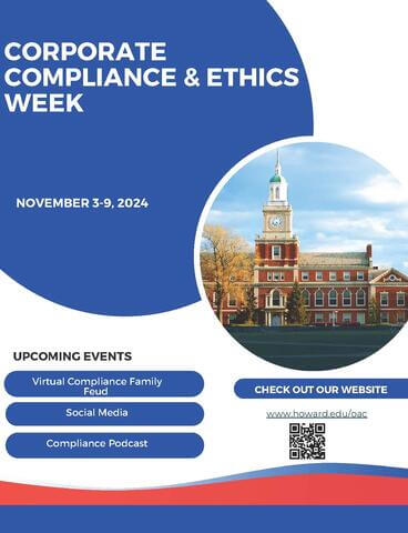 Corporate Ethics and Compliance Week Flyer