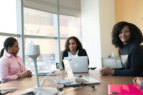 Women at round table