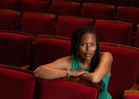 Nikkole Salter is the Theatre Department chair, and a professor in the Chadwick A. Boseman College of Fine Arts.