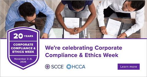 Compliance Week Banner